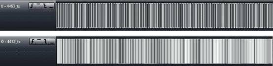 433MHz 、1.2Kbps、 30KHz 頻偏下的 RF4463 接收波形