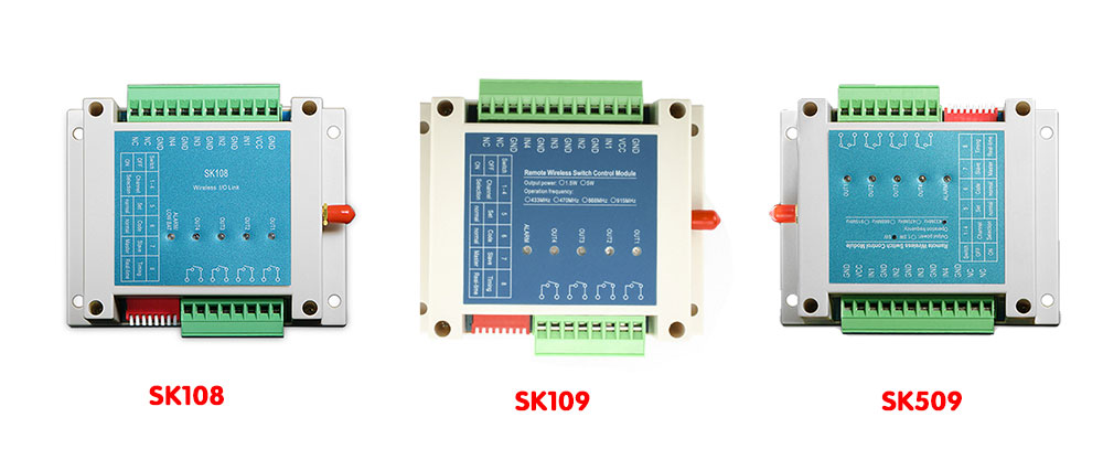 無線開關(guān)量模塊SK108、SK109、SK509